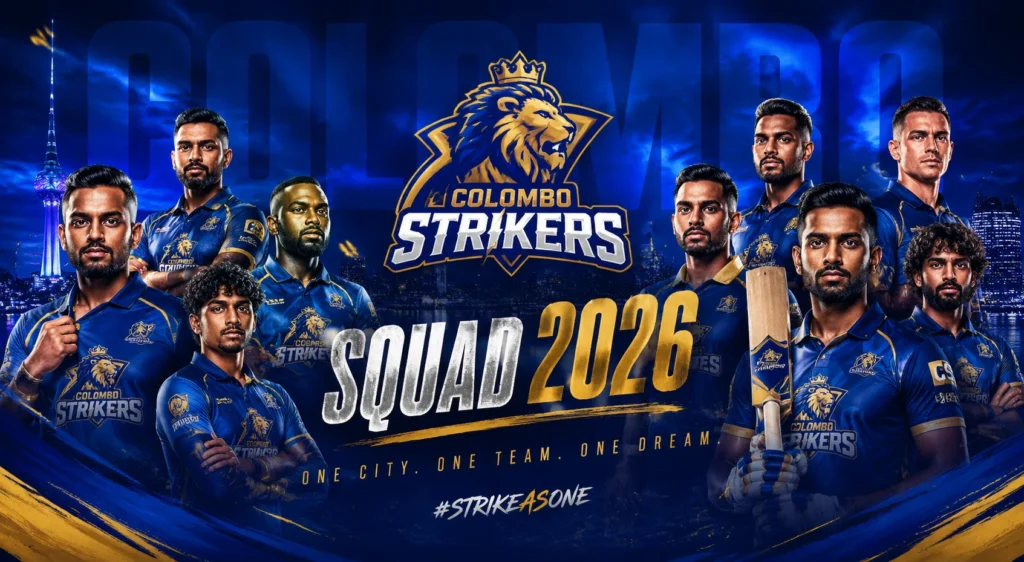 Colombo Strikers Squad 2026