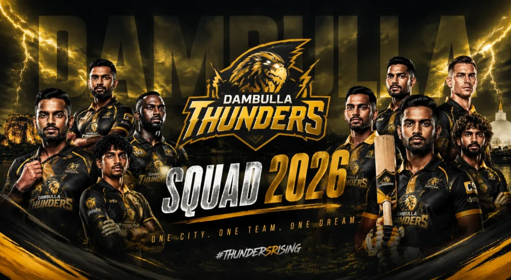 DDambulla Thunders Squad 2026